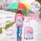 Costway 2Pc 12'' 16'' Kids Luggage Set Suitcase Backpack School Travel Trolley ABS pinkpink&light greendark bluelight